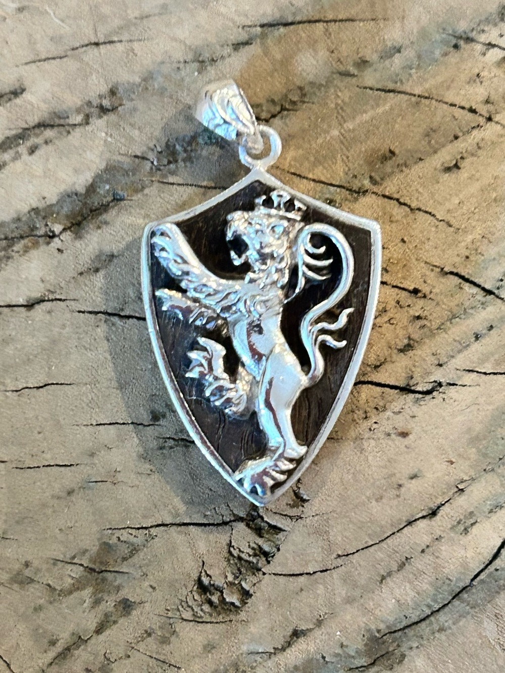 Sterling & Wood Pendent